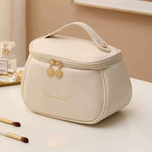 PU Leather Perempuan Beg Large Women Fashion Cosmetics Travel Toiletries Bag Make Up Organizer Portable Bag