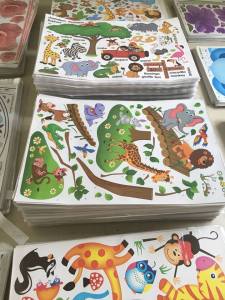 Decal dán tường Bộ đôi bồ công anh đen-2H83-flowerdecal-Scenedecal