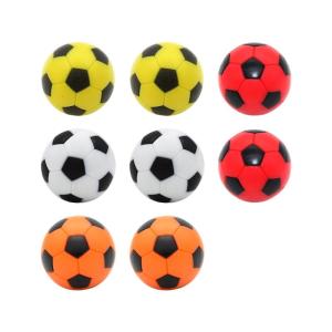 8Pcs 36mm Foosballs Table Balls Official Tabletop Game Balls Table Game Small Football Table Soccer Balls Game Accessory