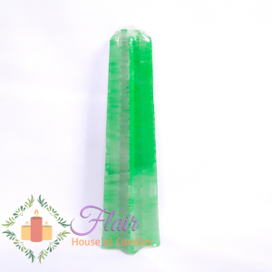 Flair #504 Prism Star Candle Colored Tomb Smokeless and Dripless Candle (15hrs burn time) 18.4cm tall