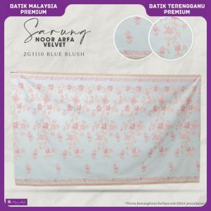 NOOR ARFA VELVET BATIK SARONG TERENGGANU – 2 METERS (UNSTITCHED)