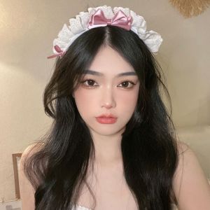 TKNUS สุภาพสตรี หอมหวาน กิ๊บติดผม อุปกรณ์ประกอบฉากคอสเพลย์ เมคอัพ สาวๆ ล้างหน้า ผ้าโพกศีรษะ วงผมโลลิต้า อุปกรณ์เสริมสำหรับผู้หญิง โบว์ ที่คาดผมสไตล์เกาหลี