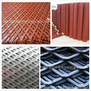 LZD  Sightseeing Platform Tread Diamond Mesh Heavy Duty Steel Net   Expanded Stretch Thickened Hot Dip Galvanized Steel Plate Mesh Plate