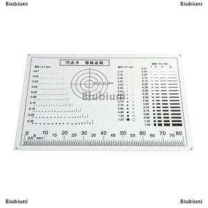 [COD] Biubiuni มาตรวัดจุดมาตรวัดฟิล์มใสบัตรคราบบัตรเปรียบเทียบรอยแตกร้าวสัตว์เลี้ยงเส้นจุดตรวจสอบคุณภาพ