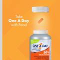 One-A-Day® Women's 50+ Healthy Advantage Multivitamin/Multimineral, Tablets วิตามินและแร่ธาตุรวม 23 ชนิด สำหรับผู้หญิงอายุ 50 อัพ. 