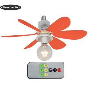 Quạt Trần đèn LED E27 cơ sở 3 tốc độ E27 ổ cắm Quạt đèn LED thay đổi độ sáng Ổ cắm quạt đèn phòng ngủ phòng khách nhà bếp