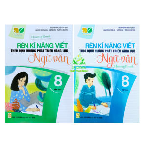 Sách - Combo Rèn kĩ năng viết theo định hướng phát triển năng lực ngữ văn 8 - tập 1 + 2 ( kết nối )