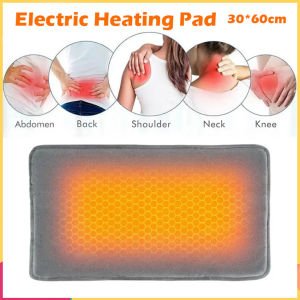 แผ่นทำความร้อนไฟฟ้า USB กราฟีน30X60ซม. 55 ° ตัวซีประคบร้อนแผ่นกายภาพบำบัดสำหรับหน้าท้องเอวคอบ่าไหล่หลังปวดขาที่รัด Relief