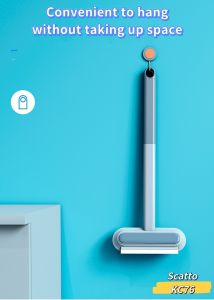 Multifunctional Glass Washing Kit Auto Car Window Scrubber Washing Equipment Detachable Window Scraper Wet and Dry Use for Kitchen-KC76