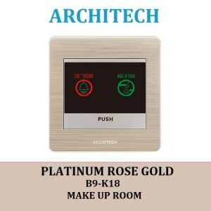 ARCHITECH Platinum B9-K18 Sakelar - Saklar DND Indikator Gold