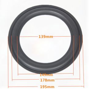 COZY NOOK 7/8/9/10/12 INCH Universal Audio Speaker Repair Parts Subwoofer Speaker Repair Accessories Folding Ring Speaker Folding Edge Ring Suspension Edge Ring