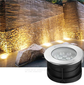 Đèn LED Âm Nước Chôn Sàn 24V 6W/9W/12w Đèn Âm Thành Bể Bơi Chiếu Sáng Hồ Cá Sân Vườn Tiểu Cảnh