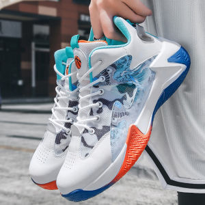 Summer breathable high-top mens shoes practical basketball shoes students playing trendy shoes COD