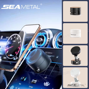 SEAMETAL Car Phone Holder Magnetic Suction Cup Phone Mount Lazy Multi-functional Foldable Storage Holder Stable Phone Holder