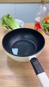 110V 220V Electric Frying Pan HouseholdStir-frying Pot Electric Cooker Electric Cooking Pot Portable Hotpot