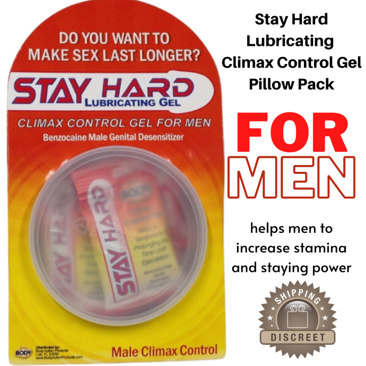 CLIMAX CONTROL GEL Stay Hard Lubricating Gel Stay Hard Lubricant maintains  rock hard erections and increases