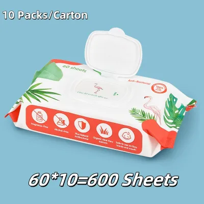 [10 Packs/Carton] Einmilk Premium Organic Baby Wet Wipes soft moist thick baby wipes unscented