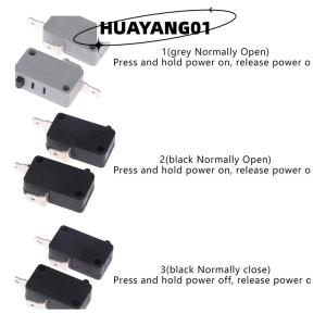 HUAYANG01 [HOT FASHION] 2ชิ้น KW16(5) ประตูเตาอบไมโครเวฟ250VAC ไมโครปกติเปิดสวิตช์อินเตอร์ล็อคประตู