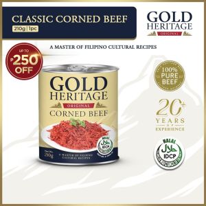 Gold Heritage Corned beef 210g Canned Meat Canned Goods Ready To Eat Food