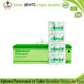 Alphamol 600 mg 10 Kaplet Obat Meredakan Demam dan Nyeri. 