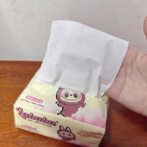 💖LOẠI TO💖 Khăn Mặt Khăn Lau Dùng 1 Lần Gấu Dâu Losto Gói 200 Cái Khăn Lau Mặt Chất Liệu Mềm Mại Phù Hợp Da Nhạy Cảm