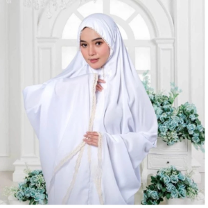 Deandra - PROMO! Mukena Dewasa Jumbo Gracella Exlusive Katun Premium Full Bordir Terbaru