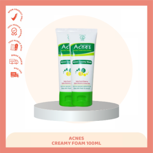 ACNES Creamy Wash 100gr Treatment Series / Sabun Pencuci Wajah Untuk Kulit Berjerawat 100% original