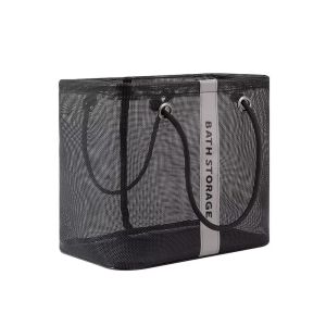 Large Capacity Cosmetic Bag Portable Travel Wash Handbag Bathroom Transparent Shower Makeup Pouch Toiletries Bag