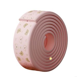 WININ Họa tiết kỹ thuật số hoạt hình Thanh bảo vệ cạnh bàn An toàn cho trẻ em 2m Tấm chắn bằng bọt xốp Thực tế Mềm mại Bảo vệ góc tường Bên giường