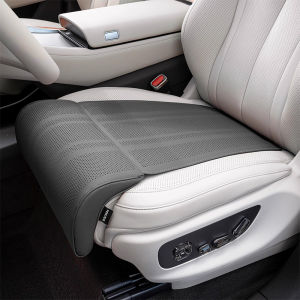 SEAMETAL Extended Leg Support Cushion for Car Seat Leather Memory Foam Car Seat Cushion Universal Seat