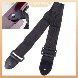 [CANAMEK] 68cm-124cm Universal Guitar Strap Adjustable Nylon Guitar Belt with PU Leather