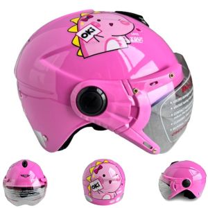 DANSHOP Mũ Bảo Hiểm Thời Trang - An Toàn - Giá Rẻ - Chất Lượng Mũ bảo hiểm trẻ em có kính BKtec - BK14 - Dành cho bé từ 5 đến 10 tuổi bé nặng dưới 30kg - Vòng đầu từ 52-54cm