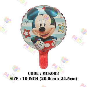[PANDA] 10 Inch Cartoon Foil Balloon Foil Belon For Kids Kanak Kanak Belon Bouquet Balloon