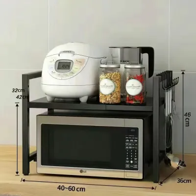 Kệ Lò Vi Sóng kích thước có thể điều chỉnh SIV 2/3 tầng-Kệ Để Lò Vi Sóng Kệ Để Đồ Nhà Bếp(Liên kết 6) CINDYHOME