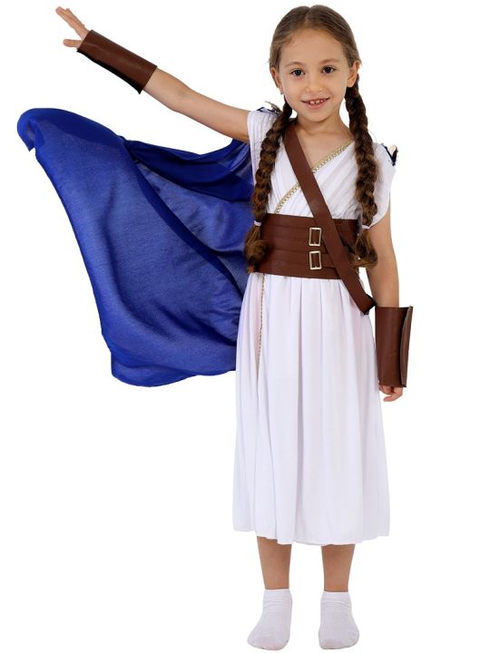 Greek Goddess Artemis Costume for Girls Greek Mythology Book