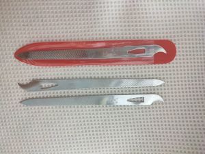 10 Cây dũa móng sắt 2 đầu - cây lấy khóe - chuyên dùng làm móng (nail).
