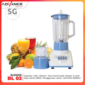 Advance Blender Kaca BL-2 Kecepatan Variabel Garansi 1 Tahun