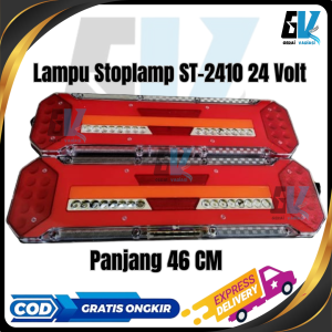 Lampu Led Stoplamp Rem Belakang Running Variasi Mobil Truk Truck Canter 24 Volt ST-2410