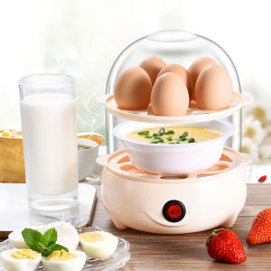 Electric Egg Cooker 220V 150W Rapid Boiler Steamer 6 Egg with Auto Shut Off Safety Feature Breakfast Machine for Kitchen