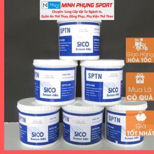 Mực in lụa Sico in lụa trên vải đá banh mọi chất liệu vải quần áo 1kg