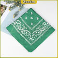 ZEO scarf Handkerchief cashew flower hip-hop Stlye 55x55cm Black Red Headband Printed For Women Men Boys Girls. 