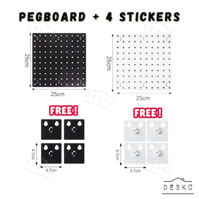 Pegboard Wall Shelf Display Rack Pegboard Organizer Rak Dinding Gantung Rack Organizer Board Wall