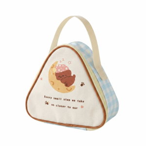 YEAHAP Animal Print Insulated Breakfast Bag Oxford Fabric Thickened Aluminum Foil Thermal Food Tote Bag Cute Cartoon Print Lunch Box Carrier For Kids