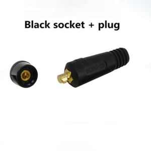 Universal Welding Connector Socket For Heavy Duty Machines Strong Copper Core