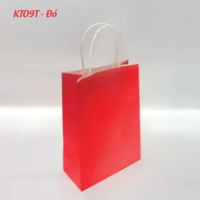 Combo 10 Túi Quai Giấy trơn KT09T (30 x 21 x 10)