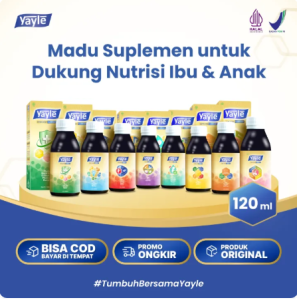 Yayle Exsipna - Meningkatkan Kecerdasan & Optimalkan Bicara Sikecil - Madu Vitamin Anak
