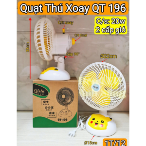 Quạt Cắm Điện hình thú Quạt để bàn văn phòng bàn học cực mát siêu xinh công suất 20W