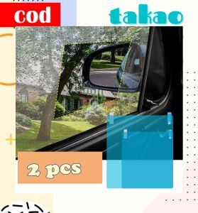 plastik  Sticker pelindung Anti Fog air kaca jendela Spion Mobil Waterproof Film 20x16cm pelastik 2PCS JM AM 006 FOTK 001
