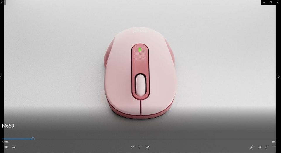 Logitech Signature M650 Wireless Mouse - For Small to Medium Sized Hands 2-Year Battery Silent Clicks Customisable Side Buttons Bluetooth Multi-Device Compatibility