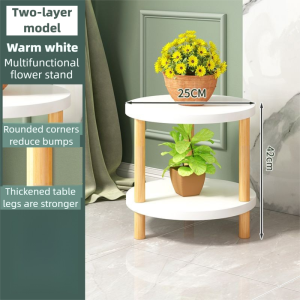 Multi-layer Solid Wood Flower Shelf Living Room Floor-standing Storage Rack Balcony Layout Simple Modern Plant Flower Pot Rack